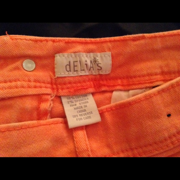 Delias coral denim shorts - Picture 3 of 5